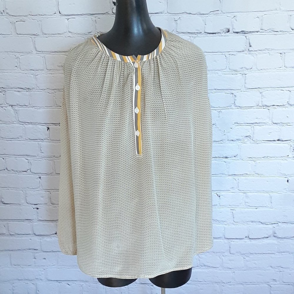 YELLOW MOM: Silk Blouse (YaYa MaMa's fave color)